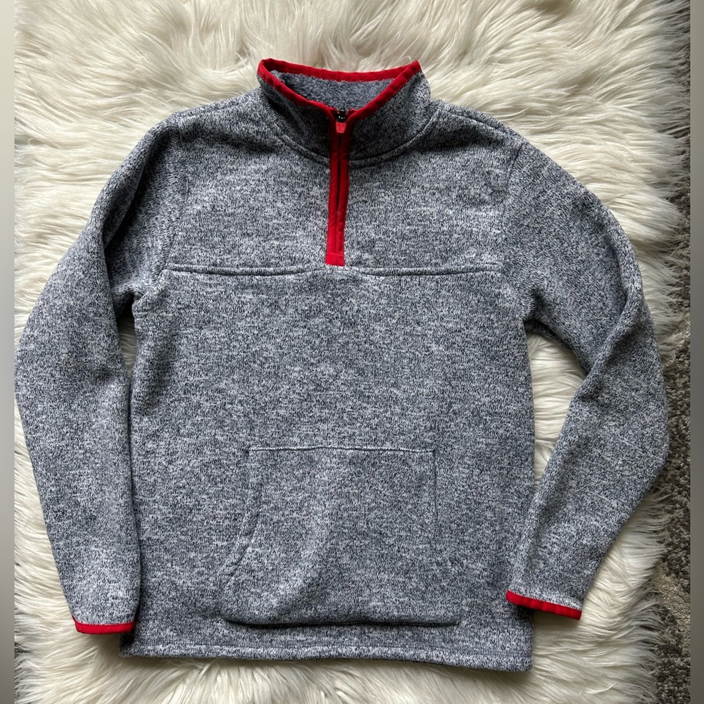 Lands’ End quarter zip fleece